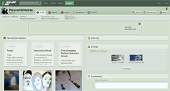 Desktop Screenshot of foreverhisweirdo.deviantart.com