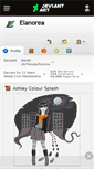 Mobile Screenshot of elanorea.deviantart.com