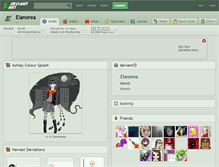 Tablet Screenshot of elanorea.deviantart.com