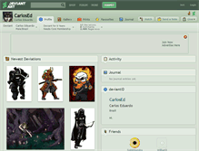 Tablet Screenshot of carlosed.deviantart.com