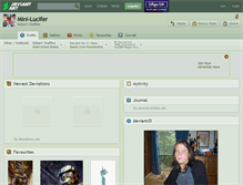Tablet Screenshot of mini-lucifer.deviantart.com