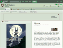 Tablet Screenshot of black-nocturne.deviantart.com