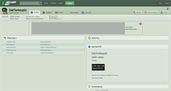 Desktop Screenshot of datturkeyplz.deviantart.com