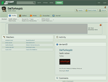 Tablet Screenshot of datturkeyplz.deviantart.com