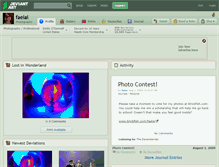 Tablet Screenshot of faelai.deviantart.com