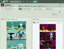 Tablet Screenshot of mayozilla.deviantart.com