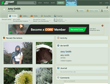 Tablet Screenshot of amy-smith.deviantart.com