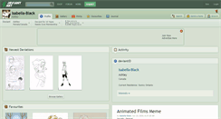 Desktop Screenshot of isabella-black.deviantart.com