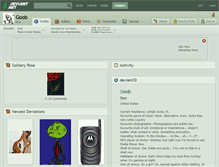 Tablet Screenshot of goob.deviantart.com