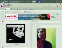 Tablet Screenshot of luumtuum.deviantart.com