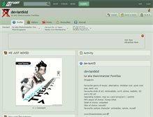 Tablet Screenshot of deviantkid.deviantart.com