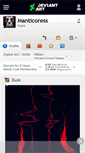 Mobile Screenshot of manticoress.deviantart.com