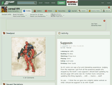 Tablet Screenshot of cereal199.deviantart.com
