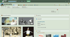 Desktop Screenshot of no-name-party.deviantart.com