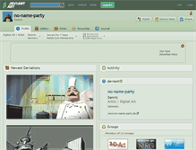 Tablet Screenshot of no-name-party.deviantart.com