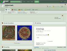 Tablet Screenshot of iceburnjack.deviantart.com