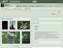 Tablet Screenshot of emines.deviantart.com