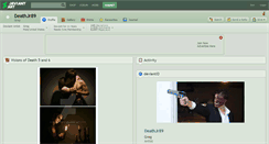 Desktop Screenshot of deathjr89.deviantart.com