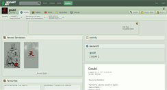 Desktop Screenshot of gouki.deviantart.com