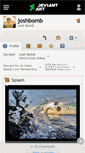 Mobile Screenshot of joshbomb.deviantart.com