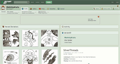 Desktop Screenshot of mommyaruru.deviantart.com