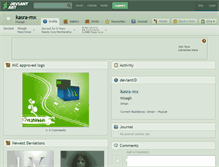 Tablet Screenshot of kasra-mx.deviantart.com
