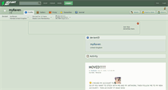 Desktop Screenshot of myraven.deviantart.com