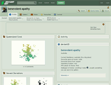 Tablet Screenshot of benevolent-apathy.deviantart.com