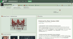 Desktop Screenshot of mysticcosmos.deviantart.com