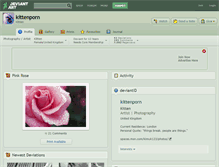 Tablet Screenshot of kittenporn.deviantart.com