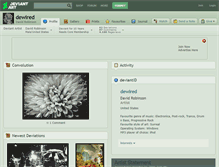 Tablet Screenshot of dewired.deviantart.com