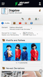 Mobile Screenshot of dogatee.deviantart.com
