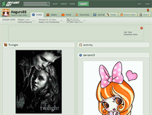 Tablet Screenshot of maguro88.deviantart.com