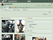 Tablet Screenshot of garretvalentine.deviantart.com