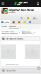 Mobile Screenshot of megaman-geo-stelar.deviantart.com