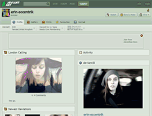 Tablet Screenshot of erin-eccentrik.deviantart.com