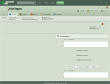 Tablet Screenshot of julietyagate.deviantart.com