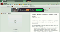 Desktop Screenshot of lookoo.deviantart.com