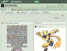 Tablet Screenshot of jellojolteon2000.deviantart.com