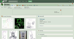 Desktop Screenshot of dabungun.deviantart.com