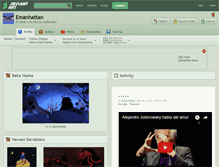 Tablet Screenshot of emanhattan.deviantart.com