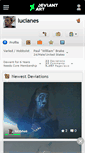 Mobile Screenshot of lucianes.deviantart.com