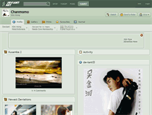Tablet Screenshot of chanmomo.deviantart.com