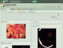 Tablet Screenshot of goddess-nemain.deviantart.com