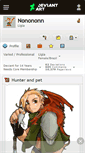 Mobile Screenshot of nonononn.deviantart.com