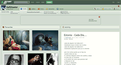 Desktop Screenshot of daftdisaster.deviantart.com