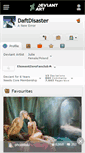 Mobile Screenshot of daftdisaster.deviantart.com