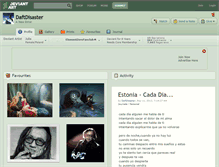 Tablet Screenshot of daftdisaster.deviantart.com