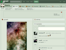 Tablet Screenshot of gloovis.deviantart.com