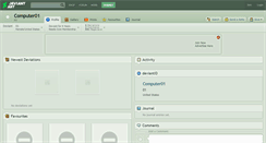 Desktop Screenshot of computer01.deviantart.com